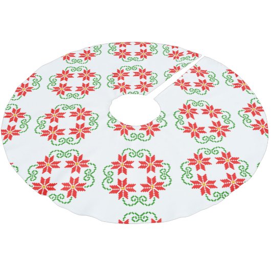 Weihnachten Polyester Weihnachtsbaumdecke (Schrägansicht)