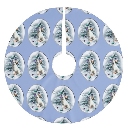 Weihnachten Polyester Weihnachtsbaumdecke (Vorderseite)