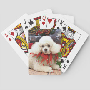Weihnachten - Poodle - Sophie Spielkarten