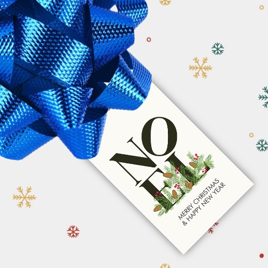 WEIHNACHTEN Pop Letter Art Inspiriert Weihnachten Geschenkanhänger