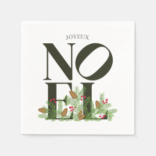 WEIHNACHTEN Pop Letter Art Inspiriert Weihnachten Serviette