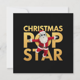Weihnachten Pop Star Niedlich & farbenfroh Urlaub Einladung