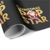 Weihnachten Pop Star Niedlich & farbenfroh Urlaub Geschenkpapier (Rolleneckpunkt)