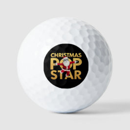 Weihnachten Pop Star Niedlich & farbenfroh Urlaub Golfball