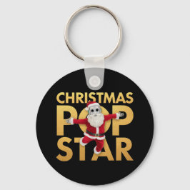 Weihnachten Pop Star Niedlich & farbenfroh Urlaub Schlüsselanhänger