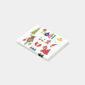 Weihnachten Post-it Klebezettel (angewinkelt)