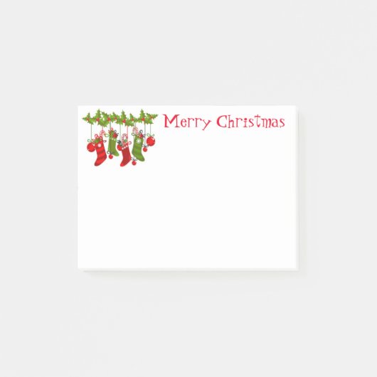 Weihnachten post-it klebezettel (Vorderseite)