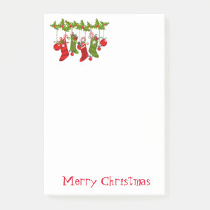 Weihnachten Post-it Klebezettel