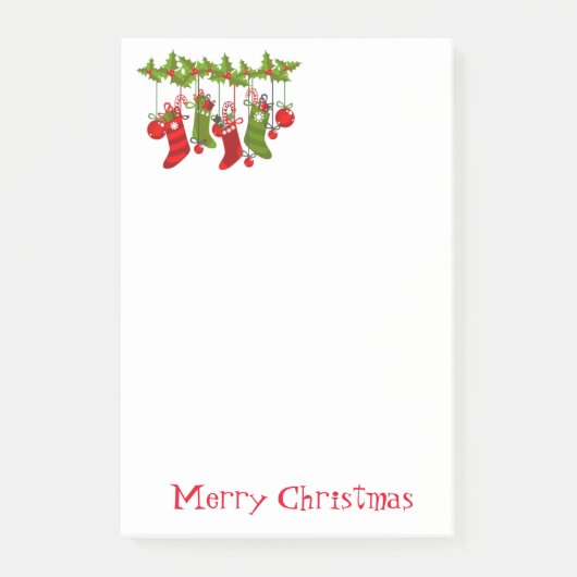 Weihnachten Post-it Klebezettel (Vorderseite)