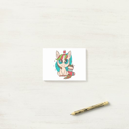 Weihnachten Post-it Klebezettel (Auf Schreibtisch)