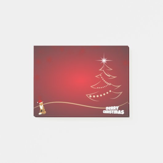 Weihnachten Post-it Klebezettel (Vorderseite)