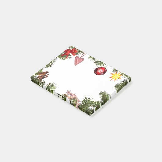 Weihnachten Post-it Klebezettel (angewinkelt)