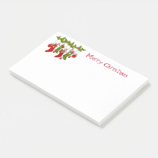 Weihnachten Post-it Klebezettel (angewinkelt)