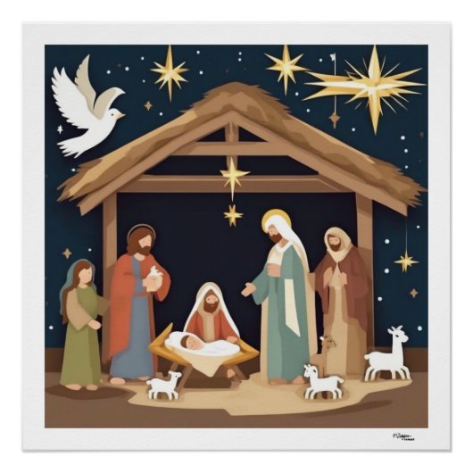 Weihnachten Poster (Vorderseite)