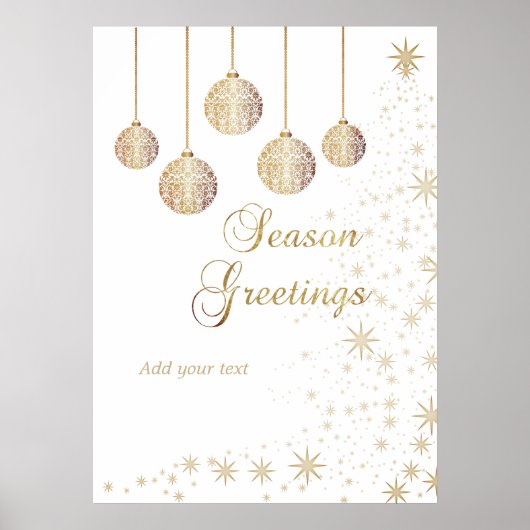 Weihnachten Poster (Vorne)