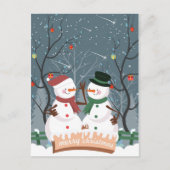 Weihnachten Postkarte (Vorderseite)