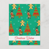 Weihnachten Postkarte (Vorderseite)