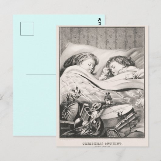 Weihnachten Postkarte (Vorne/Hinten)