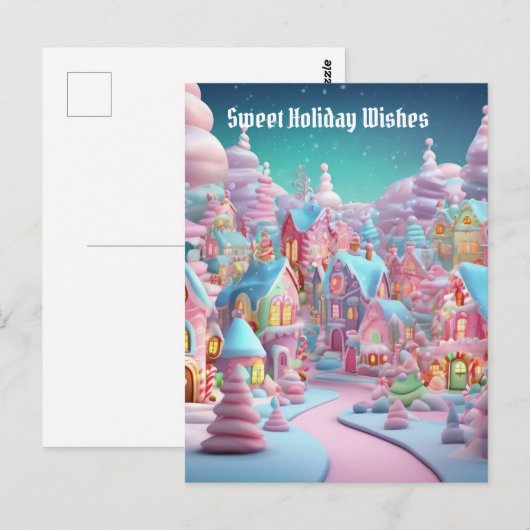 Weihnachten Postkarte (Vorne/Hinten)