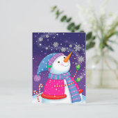 Weihnachten Postkarte (Stehend Vorderseite)