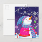 Weihnachten Postkarte (Vorne/Hinten)