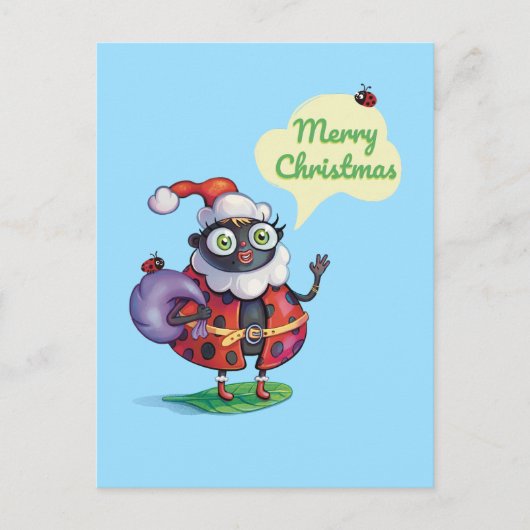 Weihnachten Postkarte (Vorderseite)