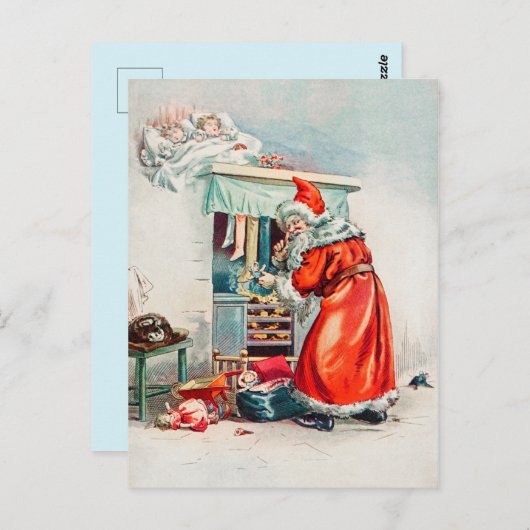 Weihnachten Postkarte (Vorne/Hinten)