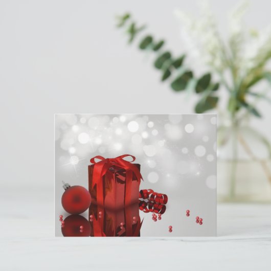 Weihnachten - Postkarte (Stehend Vorderseite)