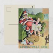 Weihnachten Postkarte (Vorne/Hinten)