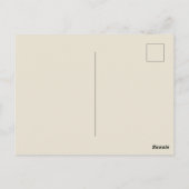 Weihnachten Postkarte (Rückseite)