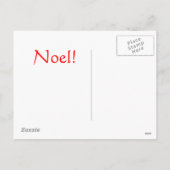 Weihnachten Postkarte (Rückseite)