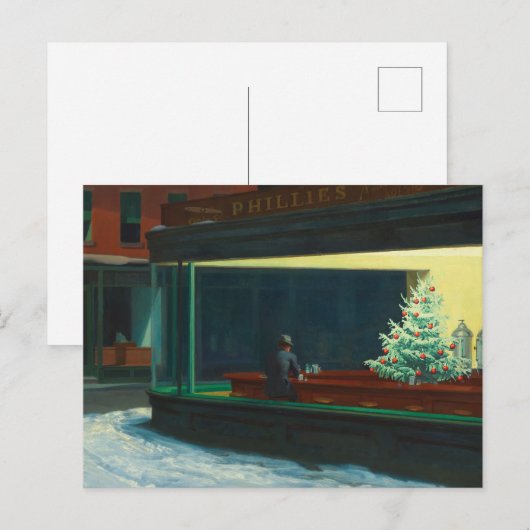 Weihnachten Postkarte (Vorne/Hinten)