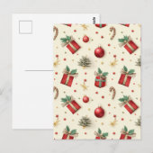 Weihnachten Postkarte (Vorne/Hinten)