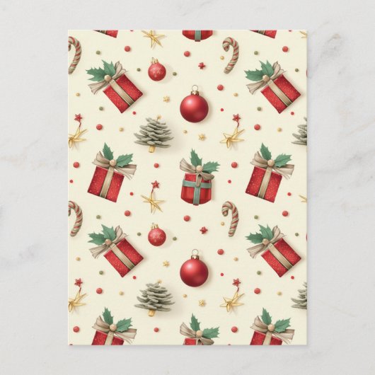 Weihnachten Postkarte (Vorderseite)