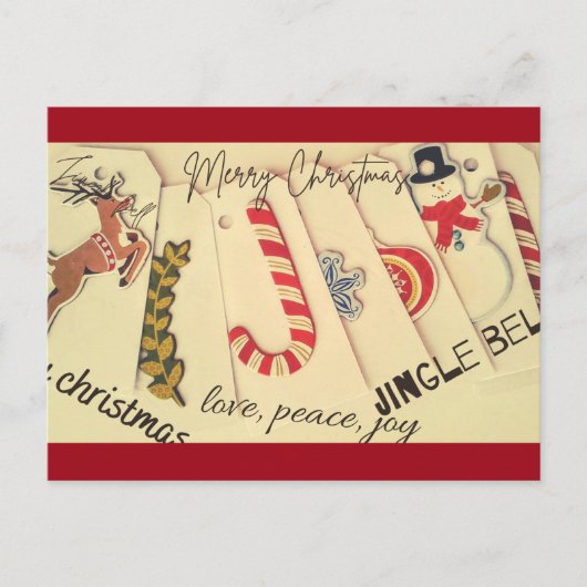 Weihnachten Postkarte (Vorderseite)