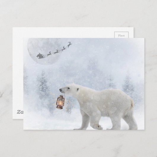 Weihnachten Postkarte (Vorne/Hinten)