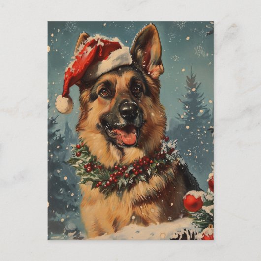Weihnachten Postkarte (Vorderseite)