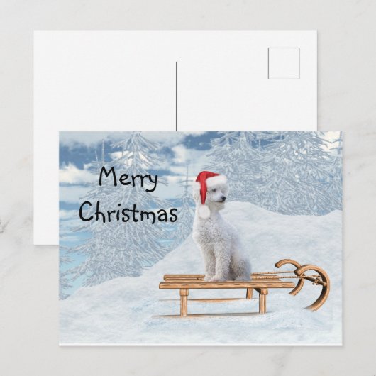 Weihnachten Postkarte (Vorne/Hinten)