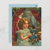 Weihnachten Postkarte (Vorne/Hinten)