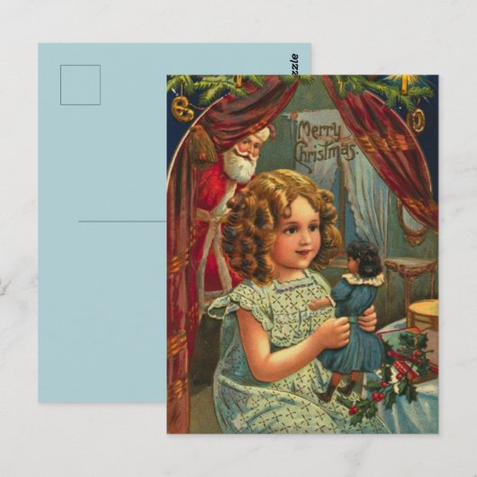 Weihnachten Postkarte (Vorne/Hinten)