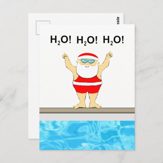 Weihnachten Postkarte (Vorne/Hinten)