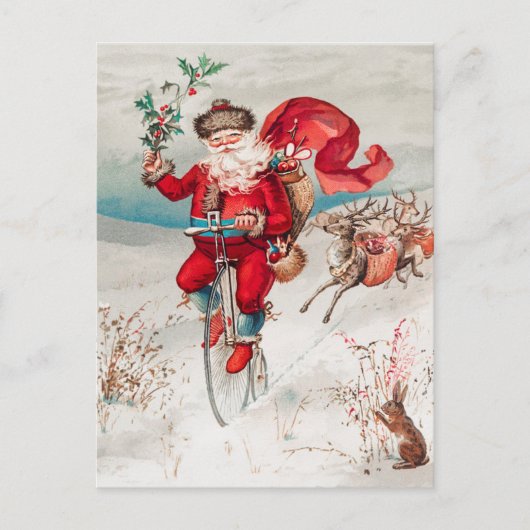 Weihnachten Postkarte (Vorderseite)