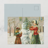 Weihnachten Postkarte (Vorne/Hinten)