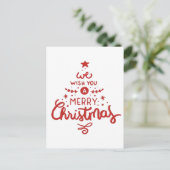 Weihnachten Postkarte (Stehend Vorderseite)