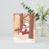 Weihnachten Postkarte (Stehend Vorderseite)