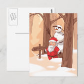 Weihnachten Postkarte (Vorne/Hinten)