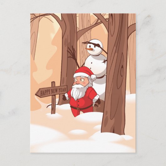 Weihnachten Postkarte (Vorderseite)