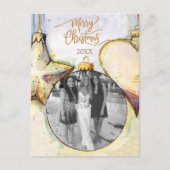 Weihnachten Postkarte (Vorderseite)