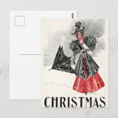Weihnachten Postkarte (Vorne/Hinten)