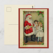Weihnachten Postkarte (Vorne/Hinten)